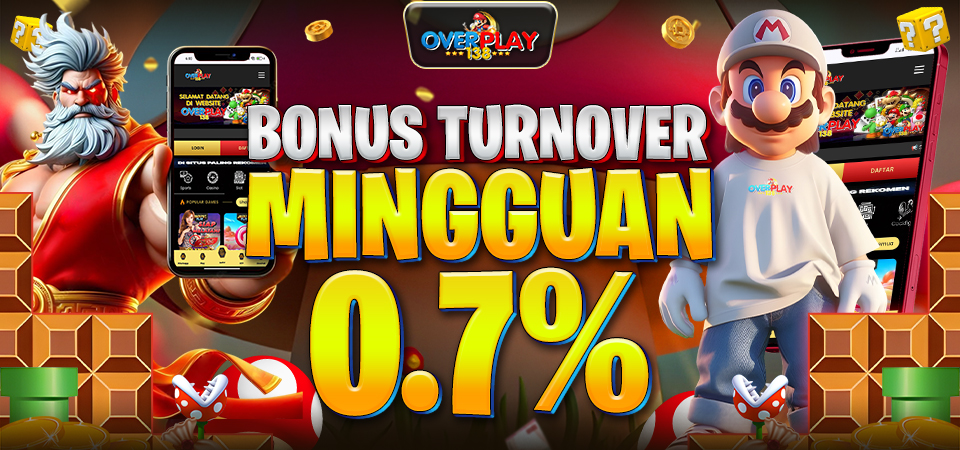 Bonus Rollingan Mingguan Casino 0.7%